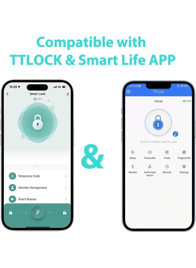 UanTii Smart IC Cards for Smart Door Lock, 13.56MHz RFID Keyless Entry Smart Cards for Door Lock, Compatible with Tuya Smart Life and TTLock - Image 2